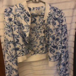 blue floral jacket